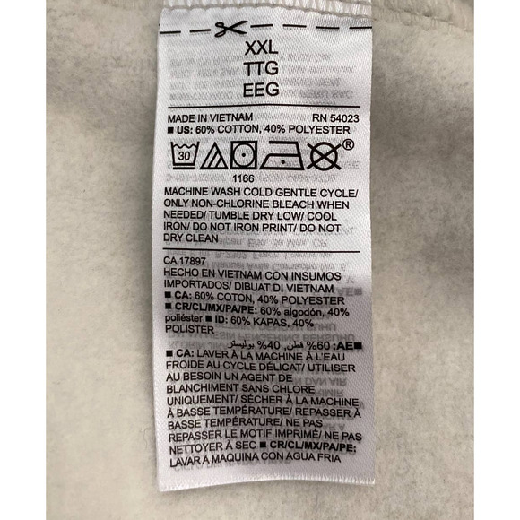 Old Navy 2XL Gray Be The Love Cropped Sweatshirt - Picture 6 of 6